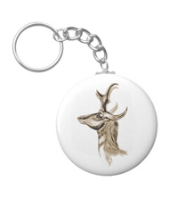 Key chains with antelope designs