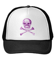 Skull and cross bones hats