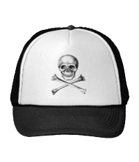 Skull and cross bones hats