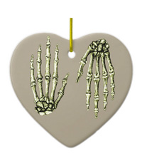 Bones of the human hand ornaments