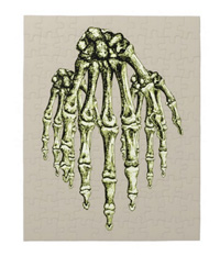 Bones of the human hand jigsaw puzzles