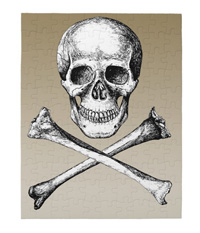 Skull and cross bones jigsaw puzzles