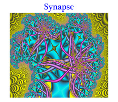 Digital art base on fractals