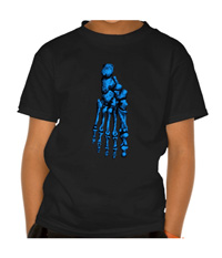 Bones of the human feet kid's tee-shirts